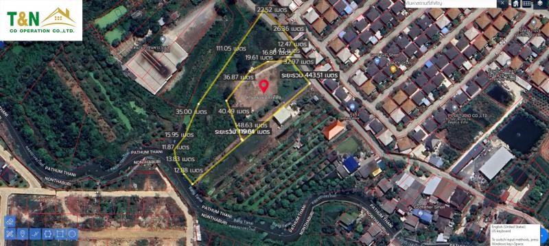 ที่ดิน 28475000 ปทุมธานี เมืองปทุมธานี บางคูวัด