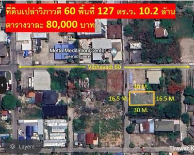 ที่ดิน 10160000 กรุงเทพมหานคร เขตหลักสี่ ตลาดบางเขน