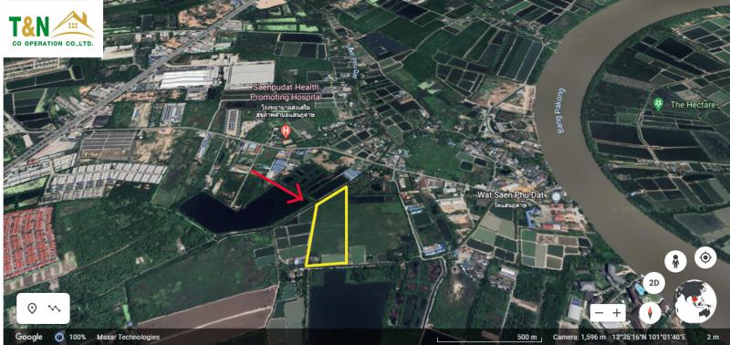 ที่ดิน 55165000 ฉะเชิงเทรา บ้านโพธิ์ แสนภูดาษ