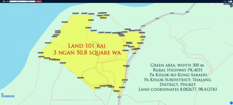 ที่ดิน 1426250000 ภูเก็ต ถลาง ป่าคลอก