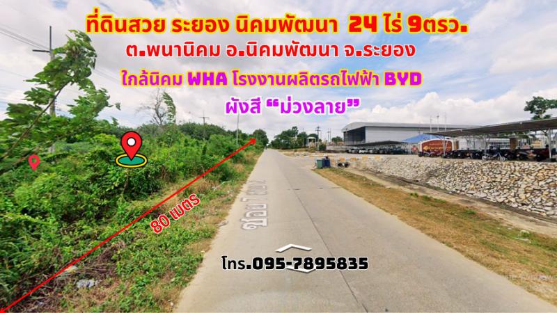 ที่ดิน 2500000 ระยอง กิ่งอำเภอนิคมพัฒนา พนานิคม