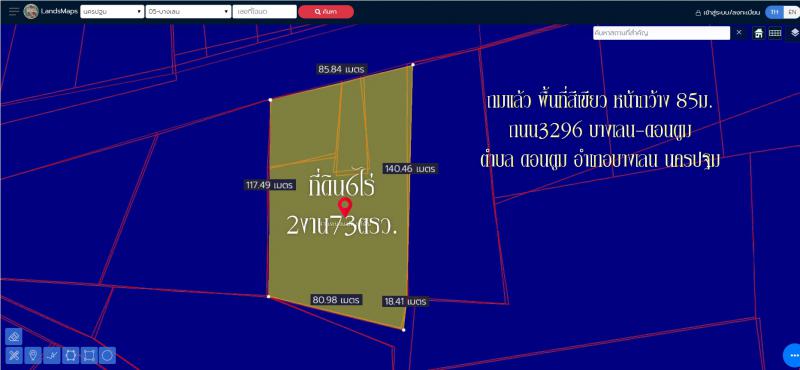 ที่ดิน 33412500 นครปฐม บางเลน