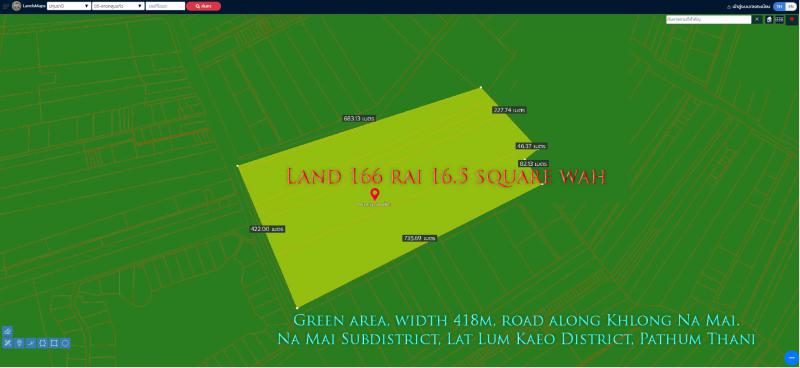 ที่ดิน 299542500 ปทุมธานี ลาดหลุมแก้ว หน้าไม้