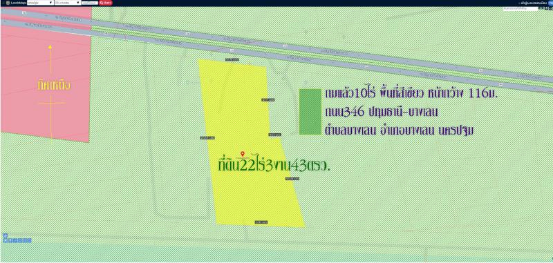 ที่ดิน 149500000 นครปฐม บางเลน
