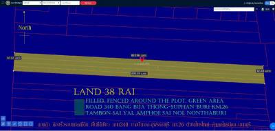 ที่ดิน 120000000 นนทบุรี ไทรน้อย ไทรใหญ่