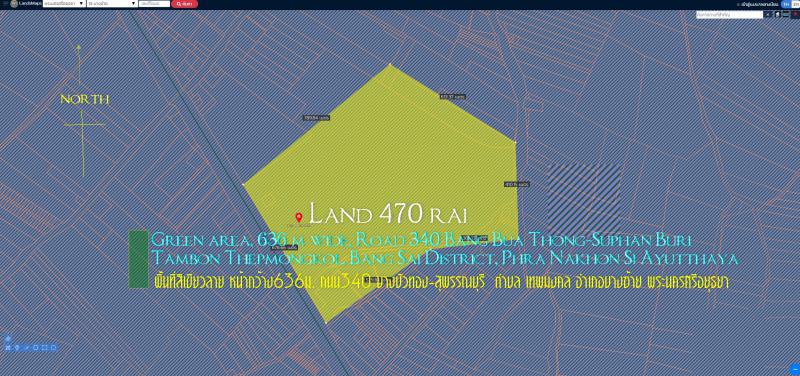 ที่ดิน 376000000 พระนครศรีอยุธยา บางซ้าย เทพมงคล