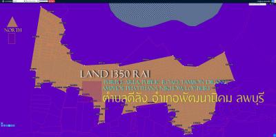 ที่ดิน 540000000 ลพบุรี พัฒนานิคม ดีลัง