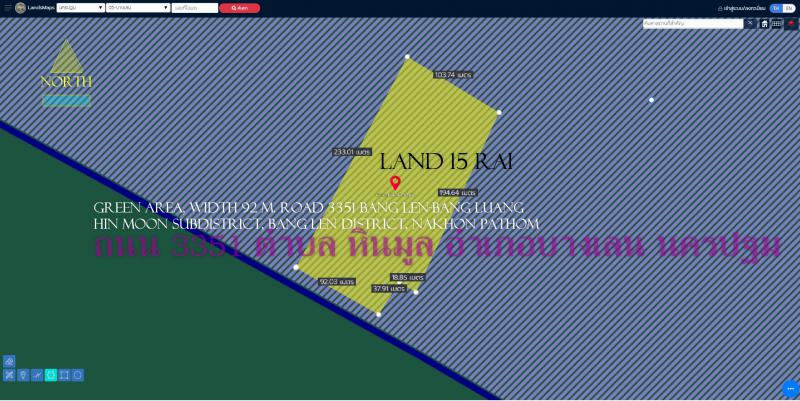 ที่ดิน 15750000 นครปฐม บางเลน ลำพญา
