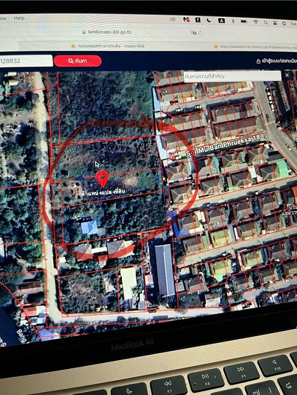 ที่ดิน 15400000 นนทบุรี บางใหญ่ บางแม่นาง