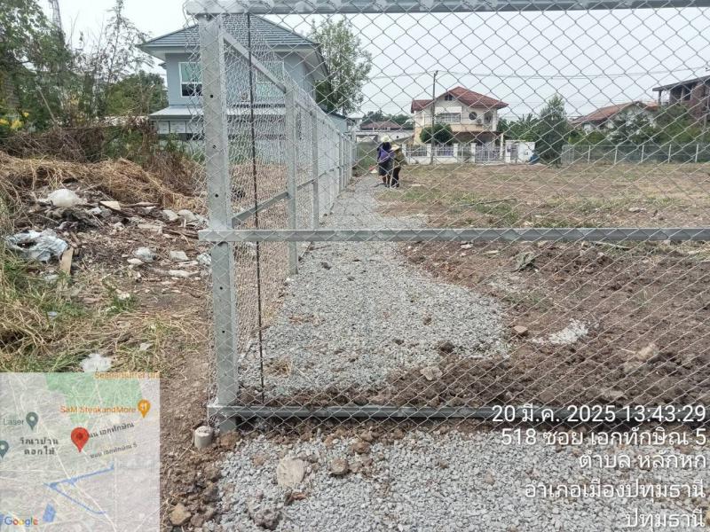 ที่ดิน 55000 ปทุมธานี เมืองปทุมธานี หลักหก