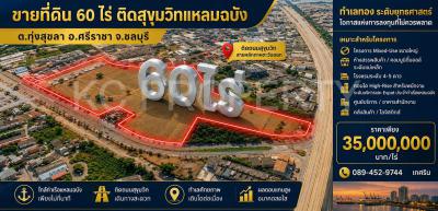 ที่ดิน 35000000 ชลบุรี ศรีราชา ทุ่งสุขลา