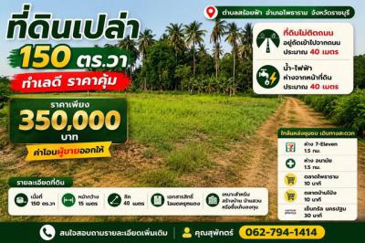ที่ดิน 350000 ราชบุรี โพธาราม สร้อยฟ้า